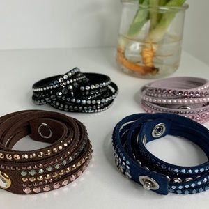 Wrap around Swarovski bracelet
